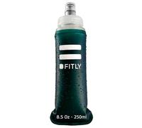 FITLY Flask 250 ml Petrol Blue - Gourde Souple Pour Sac D'hydratation De Course - Idéal pour Le Running - Bouteille D'eau Pliable pour Utilisation en Extérieur - Flasque souple pour l'hydratation