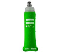 FITLY Flask 300 ml Forest Green - Gourde Souple Pour Sac D'hydratation De Course - Idéal pour Le Running - Bouteille D'eau Pliable pour Utilisation en Extérieur - Flasque souple pour l'hydratation