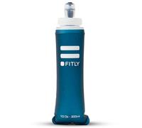 FITLY Flask 300 ml Petrol Blue - Gourde Souple Pour Sac D'hydratation De Course - Idéal pour Le Running - Bouteille D'eau Pliable pour Utilisation en Extérieur - Flasque souple pour l'hydratation