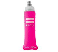 FITLY Flask 300 ml Pink - Gourde Souple Pour Sac D'hydratation De Course - Idéal pour Le Running, Vélo - Bouteille D'eau Pliable pour Utilisation en Extérieur - Flasque souple pour l'hydratation
