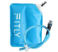 FITLY Gourde Souple Pour Sac D'hydratation De Course - Idéal pour Le Running, Vélo, Randonnée - Bouteille D'eau Pliable pour Utilisation en Extérieur - Flasque souple pour l'hydratation