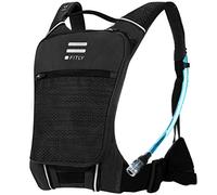 FITLY Sac De Course Minimaliste | Sac à Dos de Running Porte téléphone, Rangement, Ceinture Thoracique | Transport d'objets personnels | Matériel de Running Unisexe | Sac de Running léger Sub90 Noir