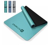 FITMIND PU Tapis de Yoga 183 x 68 x 0.45 cm Tapis de Sport Antidérapant Tapis d'exercice Fitness,Tapis de Gymnastique pour Pilates Gym Exercices Sport,vert