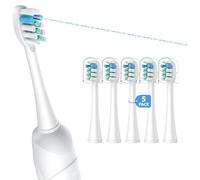 FitMount FitMount Lot de 5 têtes de brosse à dents de rechange compatibles avec WaterPik Sonic Fusion 2.0 pour WaterPic SF-01 SF-02 et 2.0 SF-03 SF-04