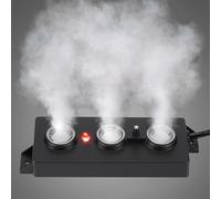 FITNATE Nebler Nébuliseur à ultrasons à 3 têtes avec LED flottante, 7 couleurs et puissance de 1500 ml/h pour étang, paysage d'Halloween