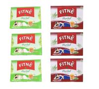 FITNE Thé Minceur Original de Thaïlande | 3 Rouge et 3 Vert | Détox, Feuilles de Séné, Herbal Detox, Brûleur de Graisses, Tisane Senna, Weight Loss Tea, Slim Métabolisme