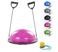 Fitness Balance Ball (Ø 60 cm) | Balle en ABS et PVC | Gymball Training Board Demisphère Dôme | Augmente la force de l'équilibre et entraîne le noyau