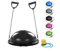 Fitness Balance Ball (Ø 60 cm) | Balle en ABS et PVC | Gymball Training Board Demisphère Dôme | Augmente la force de l'équilibre et entraîne le noyau