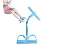 Fitness Band, Workout Flexibility Training Yoga Equipment For Women, 4 Tubes Pedal Ankle Puller Stretch Bands, Beginners Travel Home Dorm Use