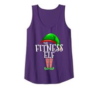 Fitness Elf Group Coffret Cadeau de Noël Assorti Débardeur, Femme, Violet, L