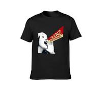 Fitness Franz Ferdinand Hip Hop Unisex 100% Cotton Short-Sleeve T-Shirts Black M