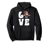 Fitness Gnome With Skipping Rope Loves Cardio Training Sweat à Capuche