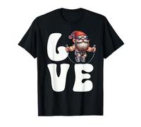 Fitness Gnome With Skipping Rope Loves Cardio Training T-Shirt