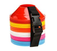 Fitness Health FH Pro Lot de 60 cônes d'agilité Multifonctions pour Sports de Terrain Mini Taille
