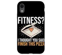 Fitness Je pensais Que tu avais Dit Finis Cette Pizza Funny Fitness Coque pour iPhone XR