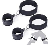 Fitness Lovers Pour L'Exercice Des Mains Et Des Jambes RéGlable Mode Noir Collage Multifonction Nylon Sport Fitness Bracelet - D23