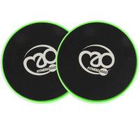 Fitness Mad - Disques de glissement (pack de 2) MQ631 (taille unique) (Noir/vert)