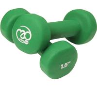 Fitness Mad - Ensemble d'haltères (pack de 2) MQ676 (1,5 kg) (Vert)