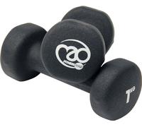 Fitness Mad - Ensemble d'haltères (pack de 2) MQ676 (5 kg) (Noir)