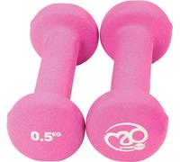 Fitness Mad - Jeu d'haltères (lot de 2) CS1073 (0,5 kg) (Rose)