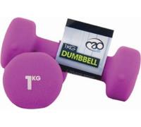 Fitness Mad - Jeu d'haltères (lot de 2) CS1073 (1 kg) (Violet)