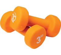 Fitness Mad - Jeu d'haltères (lot de 2) MQ676 (3 kg) (Orange)
