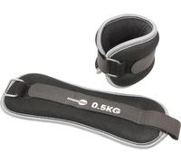 Fitness Mad - Poids pour poignet et cheville (pack de 2) MQ180 (1 kg) (Noir)