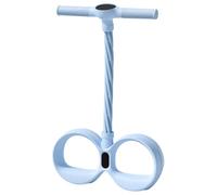 Fitness Pedal Puller - Resistance Band for Home Gym | TPE Tubes with Silicone PP Handles, Abs Pedal 60x29cm, 6-Tube Multifunction Elastic Puller, Yoga Pilates, Stretching, Abdomen