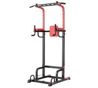 Fitness Power Tower - Station de traction - Rack de musculation - Barre de traction - Pour la maison - Avec fonction dips