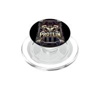 Fitness Protéines sur Le thème du Bodybuilder PopSockets PopGrip pour MagSafe