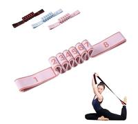 Fitness Resistance Band for Stretching and Yoga, Resistance Bands with Handles for Arms, Elastic Training Bands for Yoga, Stretching, Pilates, Fitness (Pink,8)