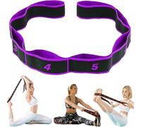 Fitness Resistance Band | Numbered 8-Section Resistance Band | Pull Up Fitness Bands Exercise Equipment | for Yoga Pilates Muscle Strength Training Full Body Workout Women Men