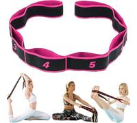 Fitness Resistance Band | Numbered 8-Section Resistance Band | Pull Up Fitness Bands Exercise Equipment | for Yoga Pilates Muscle Strength Training Full Body Workout Women Men