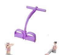Fitness Resistance Bands-4 Tube Pedal Ankle Puller, Resistance Bands for Working Out, Sit Up Exercise Equipment, for Women Men (Purple,1Pcs)