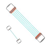 Fitness Resistance Bands - Adjustable Chest Expander | 5 Spring Arm Exerciser, Elastic Ropes Ergonomic Workout Device for Women, Men, Strength Training, Home Gym