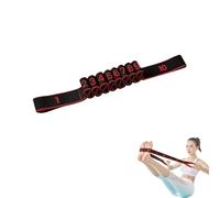 Fitness Resistance Bands for Stretching and Yoga, 12-Section Numbered Resistance Band for Full-Body Workout, Exercise Equipment for Home (1 PC Red Line,47.2"/120cm)