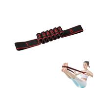 Fitness Resistance Bands for Stretching and Yoga, 12-Section Numbered Resistance Band for Full-Body Workout, Exercise Equipment for Home (1 PC Red Line,37"/94cm)