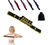 Fitness Resistance Bands with Handles - Adjustable Full Body Stretching Shaping for Yoga Exercise, Fashion Puller Workout Equipment (Yellow)