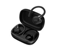 Fitness Series JVC HA-EC75T-B Écouteurs de Sport sans Fil avec Arceau réglable, réduction Active du Bruit, Mode ambiant, IP57, 40 Heures d'autonomie, égaliseur App, Faible Latence, Microphone - Noir