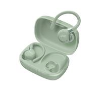Fitness Series JVC HA-EC75T-G Écouteurs de Sport sans Fil avec Arceau réglable, réduction Active du Bruit, Mode ambiant, IP57, 40 Heures d'autonomie, égaliseur App, Faible Latence, Microphone - Vert
