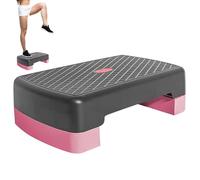 Fitness Step Stepper d'entraînement réglable en hauteur pour l'entraînement | Équipement de fitness de 45 cm pour l'entraînement en intérieur à la maison, cardio et aérobic, hauteur réglable de 10 à