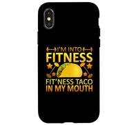 Fit'ness Taco in My Mouth Blague gourmande hilarante Coque pour iPhone X/XS