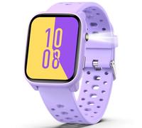Fitness Tracker Montre Enfant Connectée, Montre Intelligente avec 100+ Modes de Sport, Podomètre, Moniteur de Sommeil, 1.83" Smartwatch, Cadeau Ado Garçon Fille 6-16 Ans (Violet)