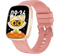 Fitness Tracker Montre Enfant Connectée ou Non Connectée, Montre Intelligente avec 100+ Modes de Sport, Podomètre, Moniteur de Sommeil, 1.75"" Smartwatch, Cadeau Ado Garçon Fille 5-16 Ans l'or