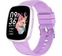 Fitness Tracker Montre Enfant Connectée ou Non Connectée, Montre Intelligente avec 100+ Modes de Sport, Podomètre, Moniteur de Sommeil, 1.75"" Smartwatch, Cadeau Ado Garçon Fille 5-16 Violet