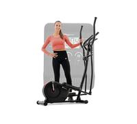 Hop-Sport Vélo elliptique HS-2050C Cosmo, Nordic Walking, Résistance magnétique 9kg, Poids Max 100 kg, Ordinateur (Rouge) Rouge