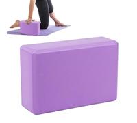 Fitness Yoga Bricks - Eco Friendly Foam Block Set, Soft Non-Skid Pilates Support with High Density Foam, Sturdy Workout Props for Flexibility Stretching and Core Strength, Ideal for Studio Home