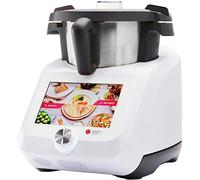 FITNMORE Silvercrest® Robot de cuisine mixeur Monsieur Cuisine Smart « SKMS 1200 A1 », 1200 W, écran 8 pouces, WiFi, Blanc.