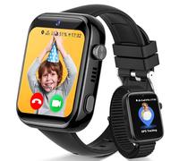 Fitnynxos 4G Montre Connectée Enfant, Smartwatch Enfant avec GPS et Téléphone, Appel Vidéo, SOS, Mode Classe, Whatsapp, WiFi, IP68, SIM, Podomètre, Réveil, Montre Intelligente Garcon/Fille, Noir