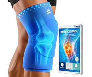 Fitomo Poche de Glace Genou Réutilisable - Compresse Froide et Chaude pour Soulager la Douleur, Gonflement et Récupération après Chirurgie du Genou, Arthrose, Sport, M
